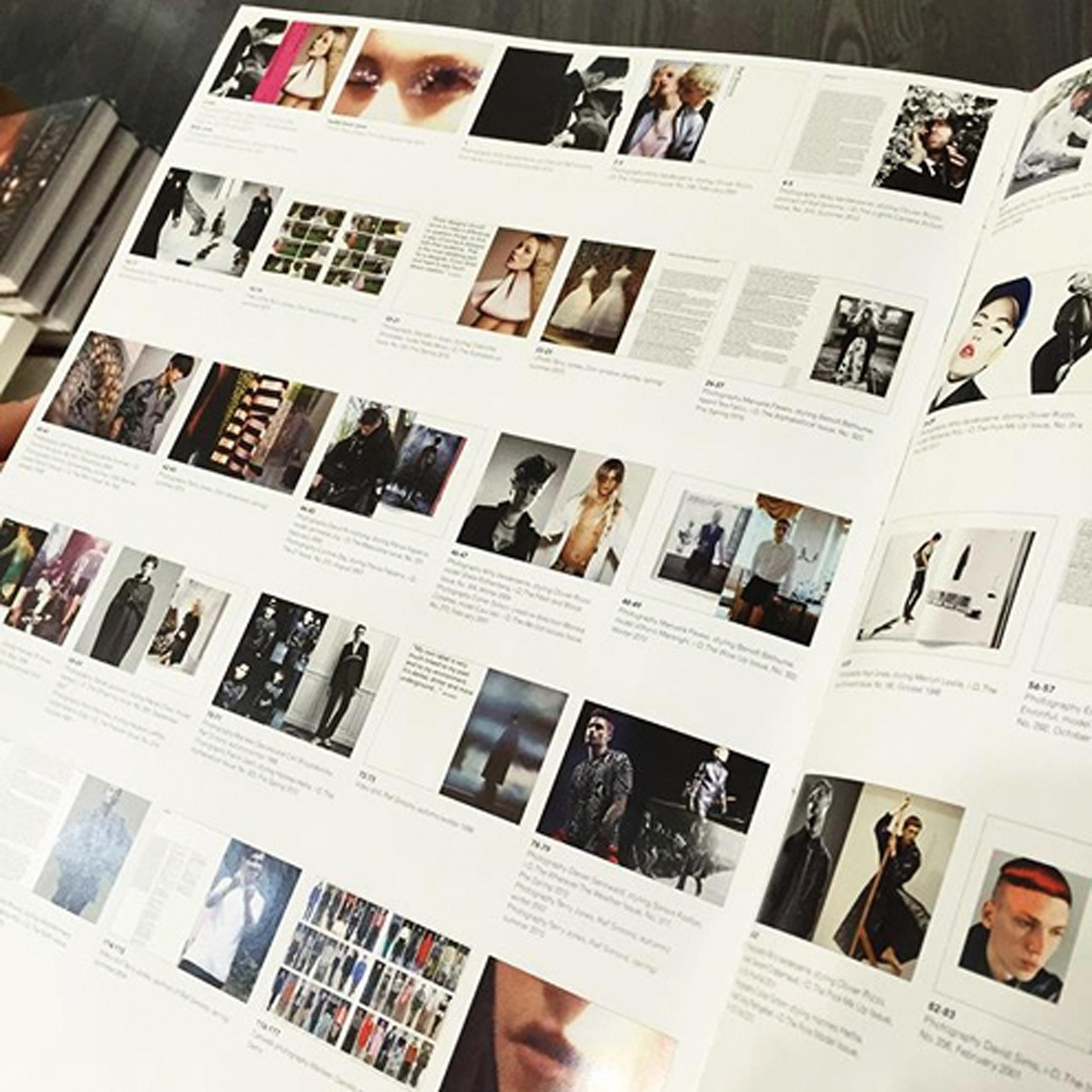 ラフ・シモンズの作品集(TASCHEN Books)のINDEXページをよく見返…