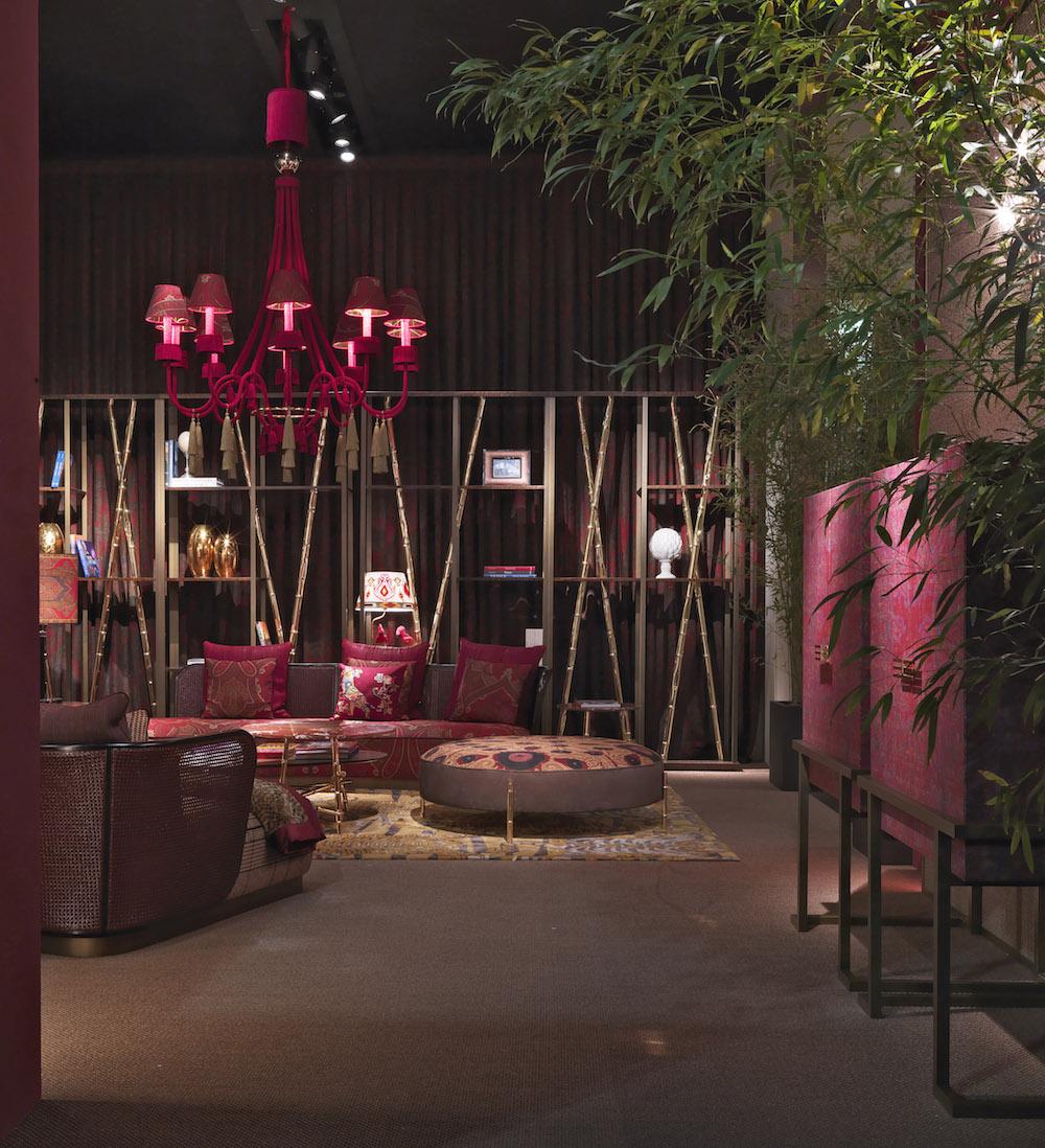 エキゾチックな異国の旅へと誘う、エトロのインテリア