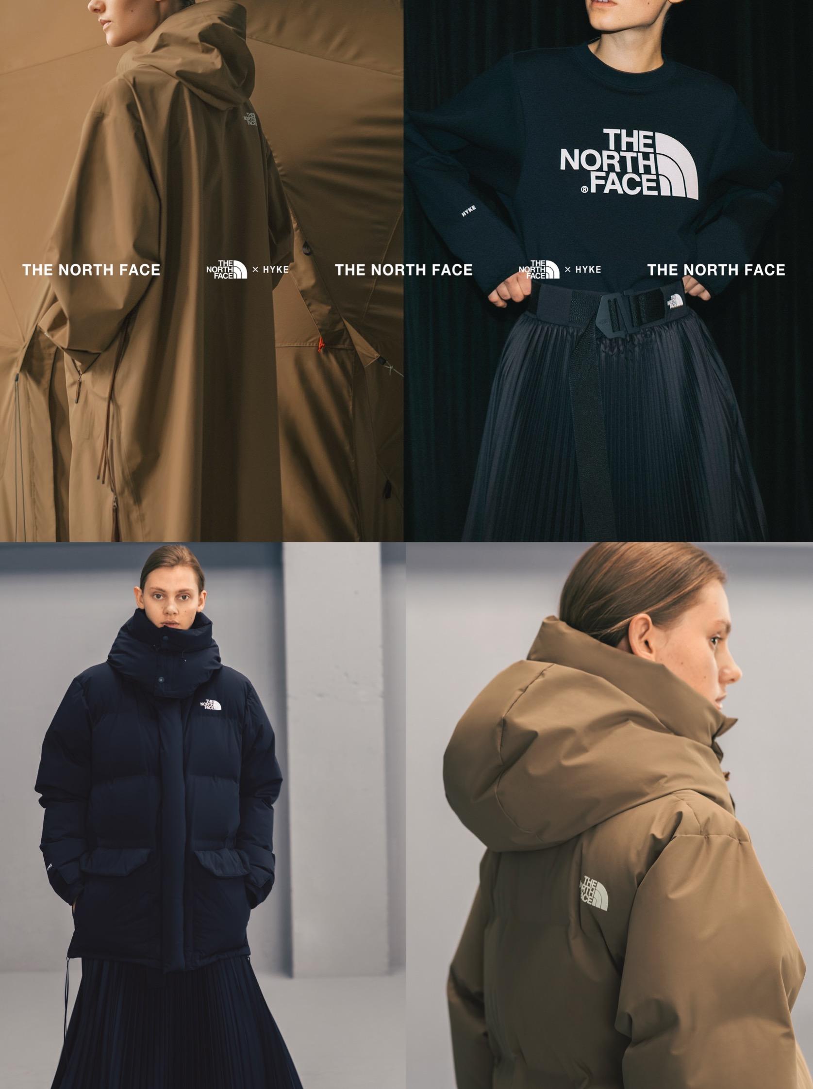 ザノースフェイス ハイク THE NORTH FACE x HYKE プリーツ（HYKE〉と 