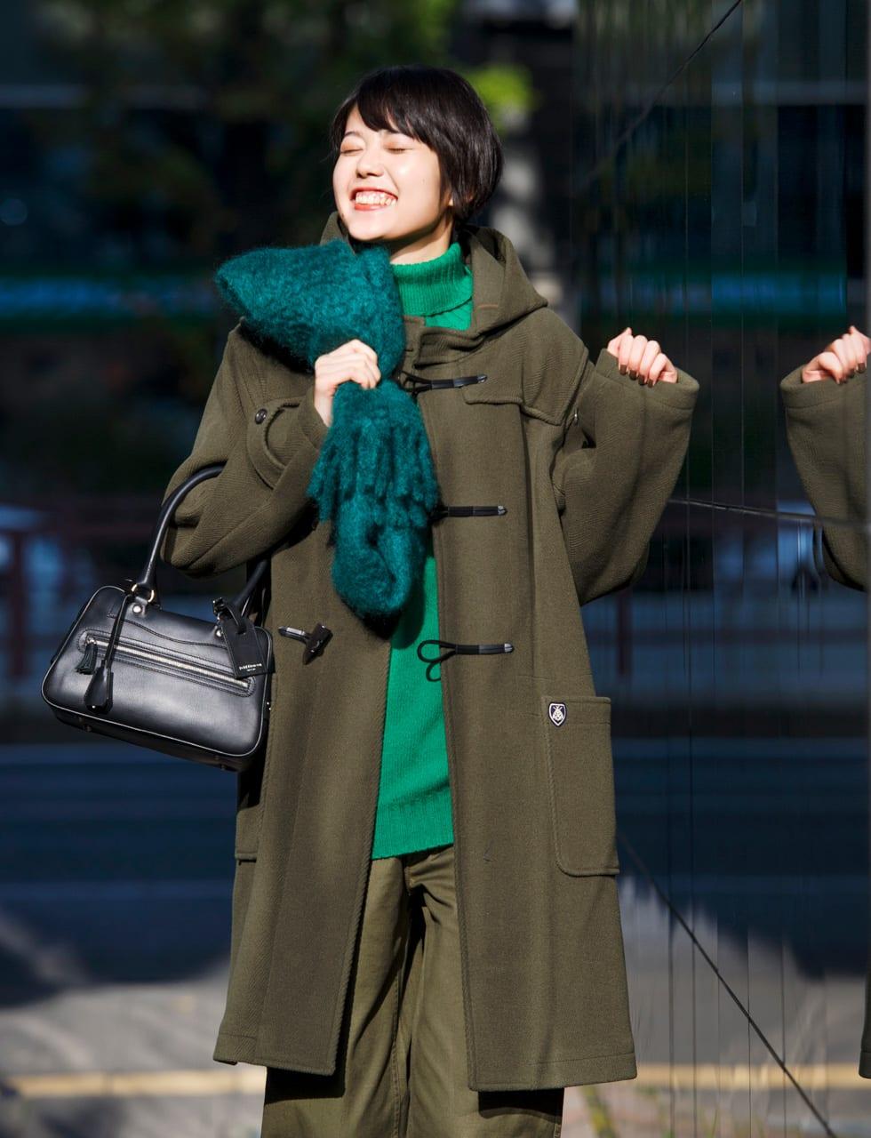 GINZA女子の1ヶ月着まわし：12/14「映画『グリンチ』は、グリーンコーデで鑑賞します」