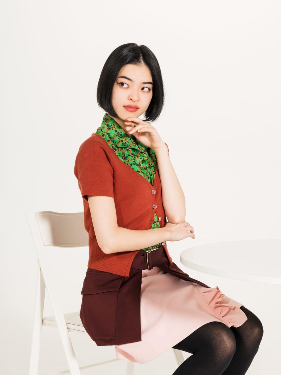 GINZA女子の1ヶ月着まわし：1/6「アフタヌーンティーの席で麗華さんとバッタリ」