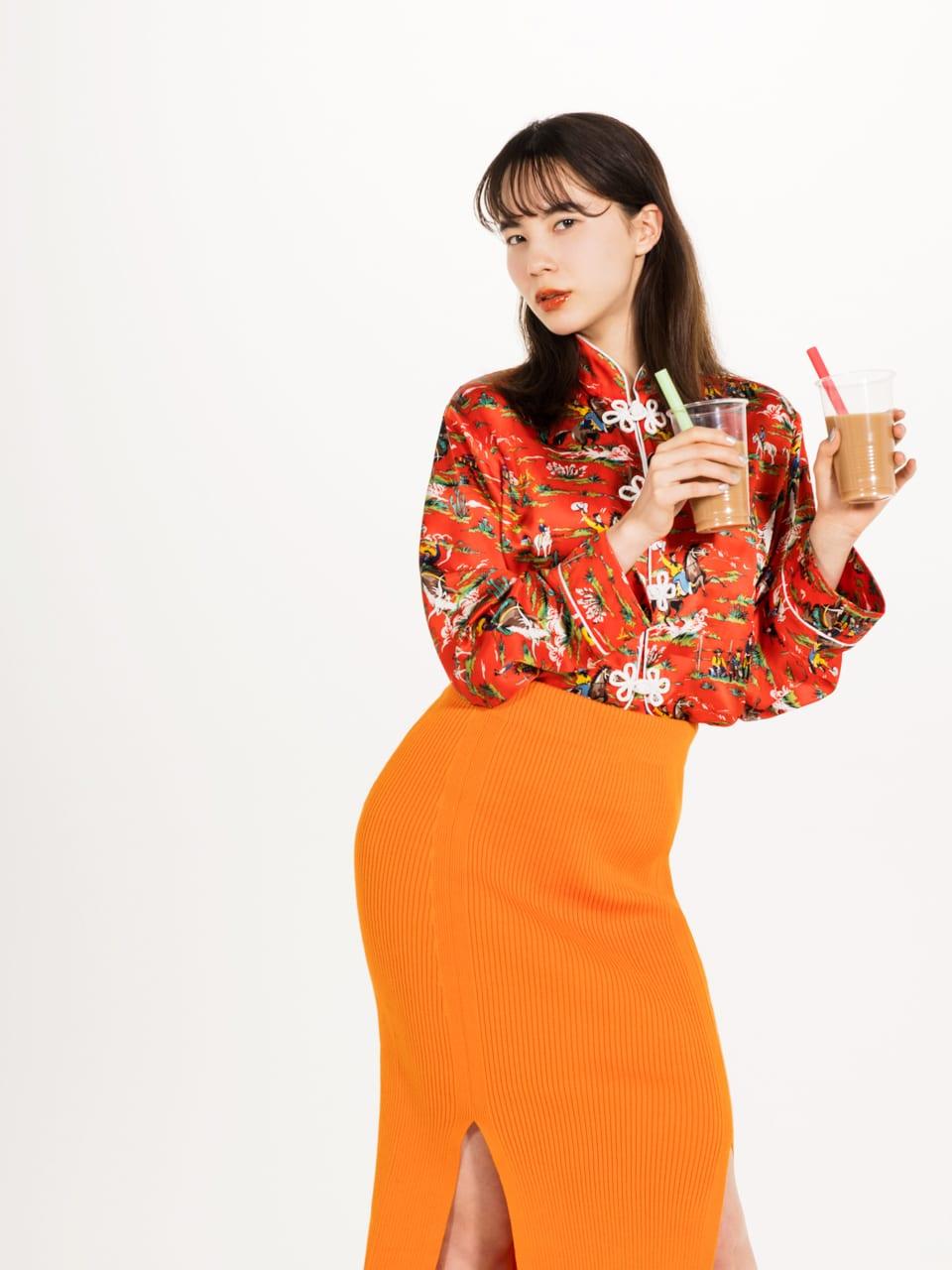 GINZA女子の1ヶ月着まわし：1/27「アイデア勝負のもちつき大会」