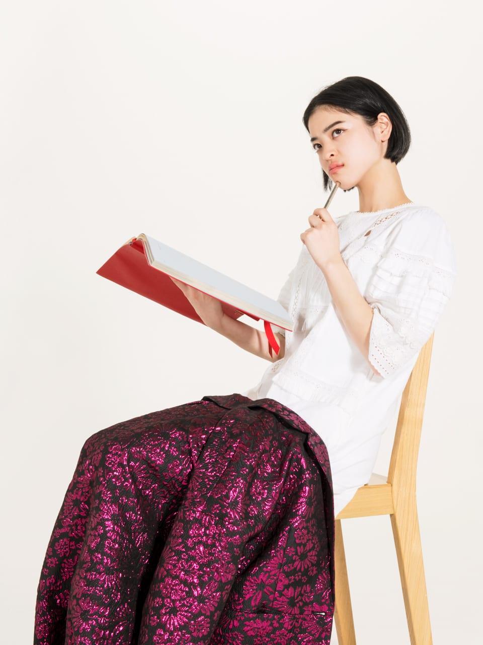 GINZA女子の1ヶ月着まわし：1/19「家計簿をつけて収支を把握することが大切ですね」