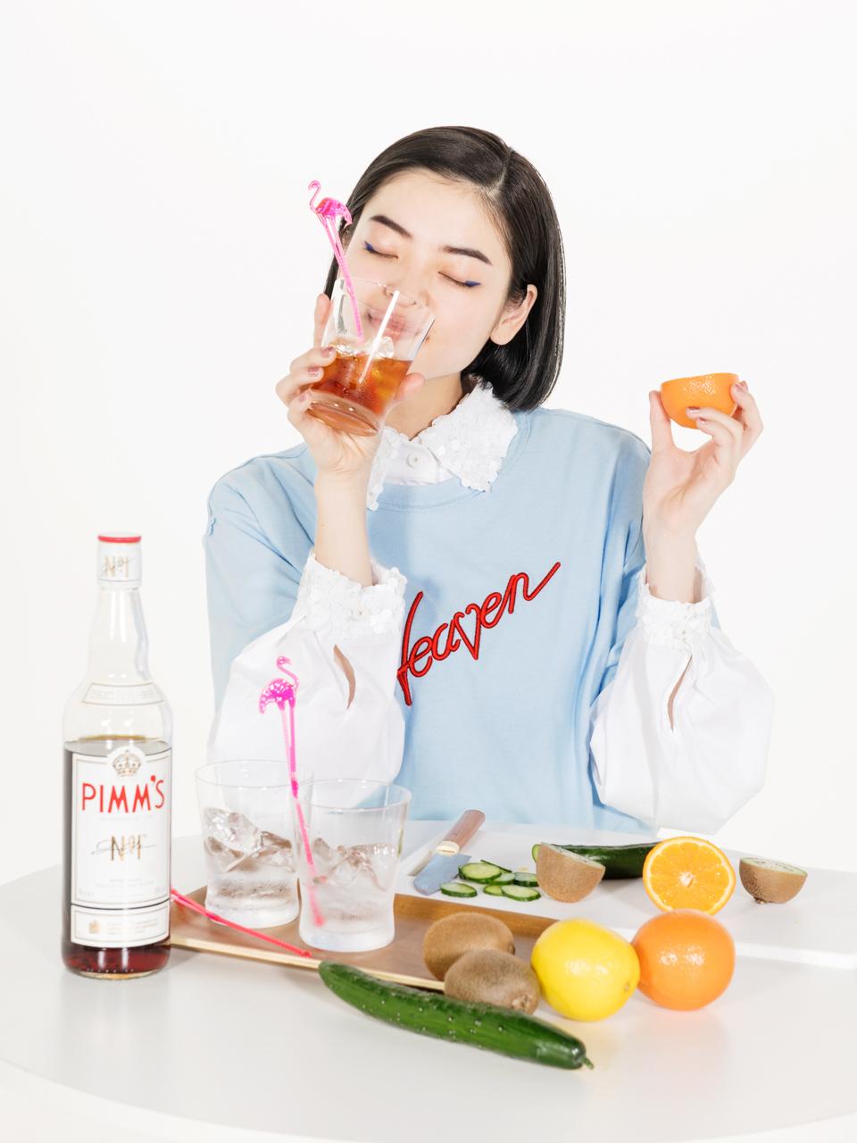 ピムス　お酒　カクテル作り