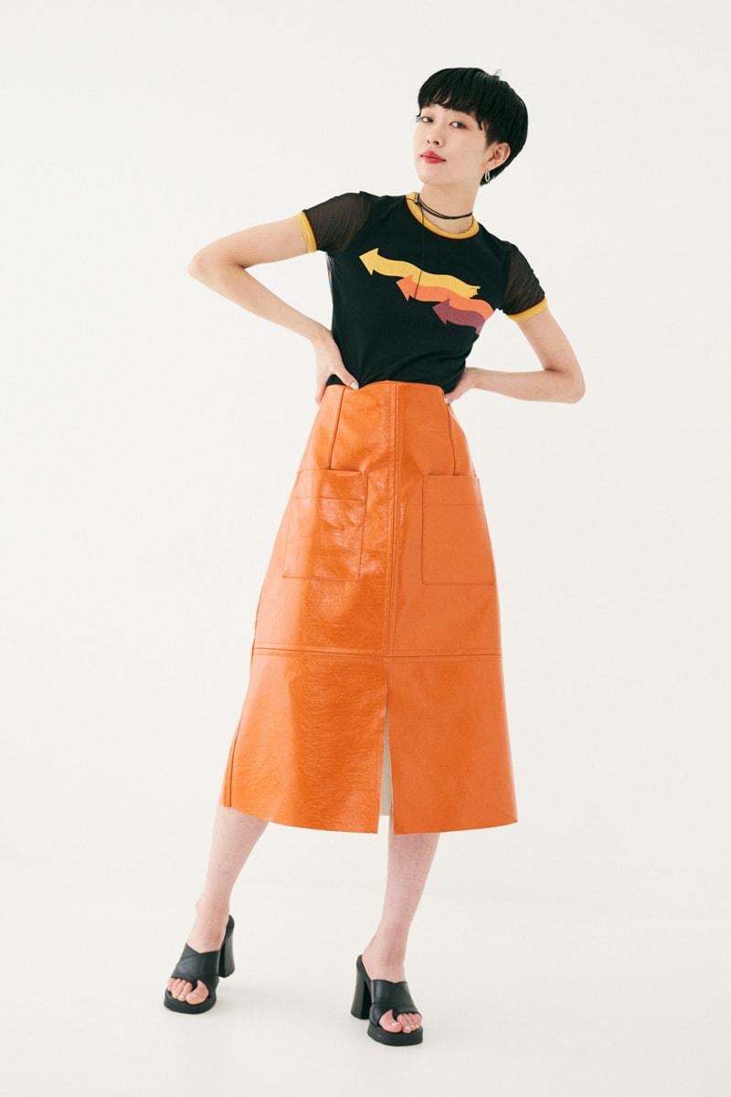 ミジョン パークのスカートをモデル・erikoさんが自由に着まわし  