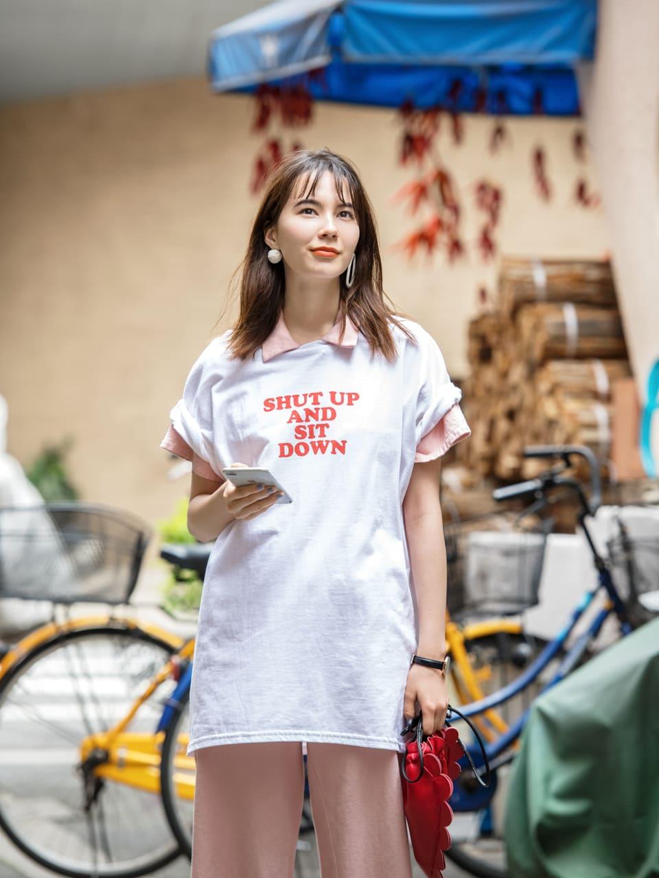 ランチタイムに彼とメール