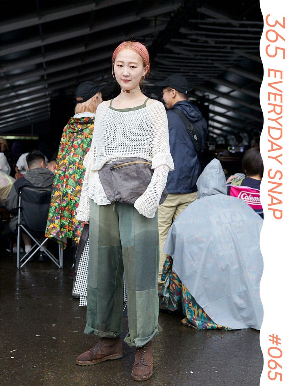ヴィンテージをフェスで着こなす。巧みな異素材ミックスで玄人コーデ｜365日おしゃれスナップ