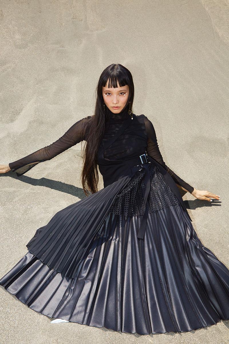 UN3D. オリガミプリーツスカート 和らが SP 