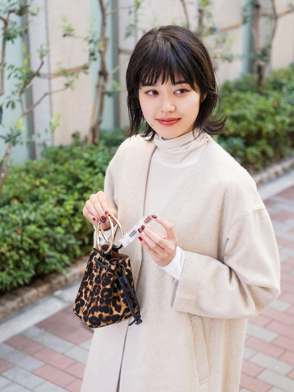 ミニ ウォーターリー ルージュをつけて待ち合わせへ