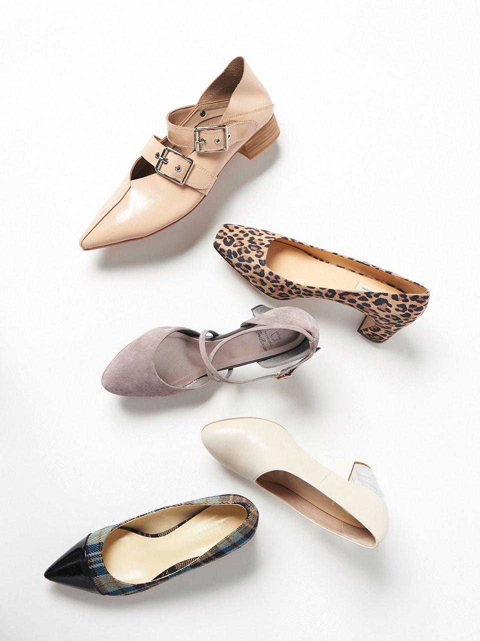 秋のパンプス 靴