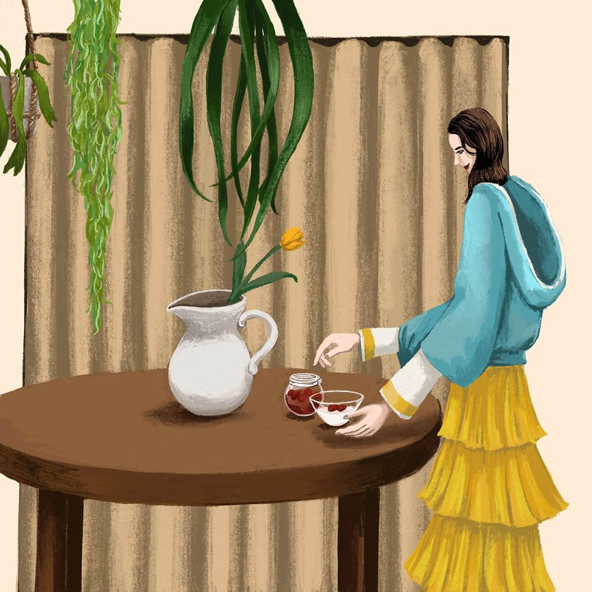 苺の蜂蜜漬け 西村隆ノ介/くらちなつき「22時の冷蔵庫」vol.11