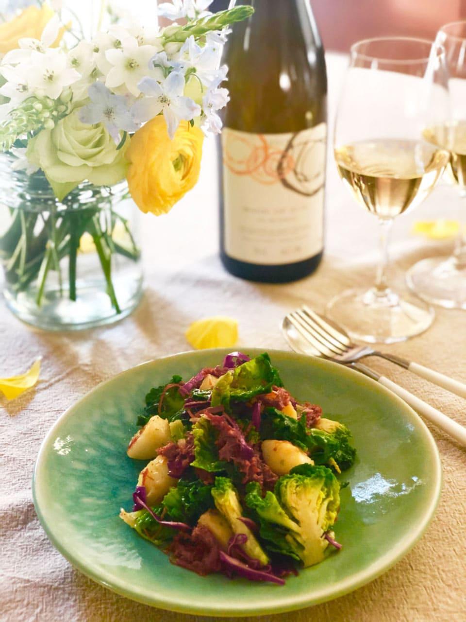 5分めし　野菜　コンビーフ