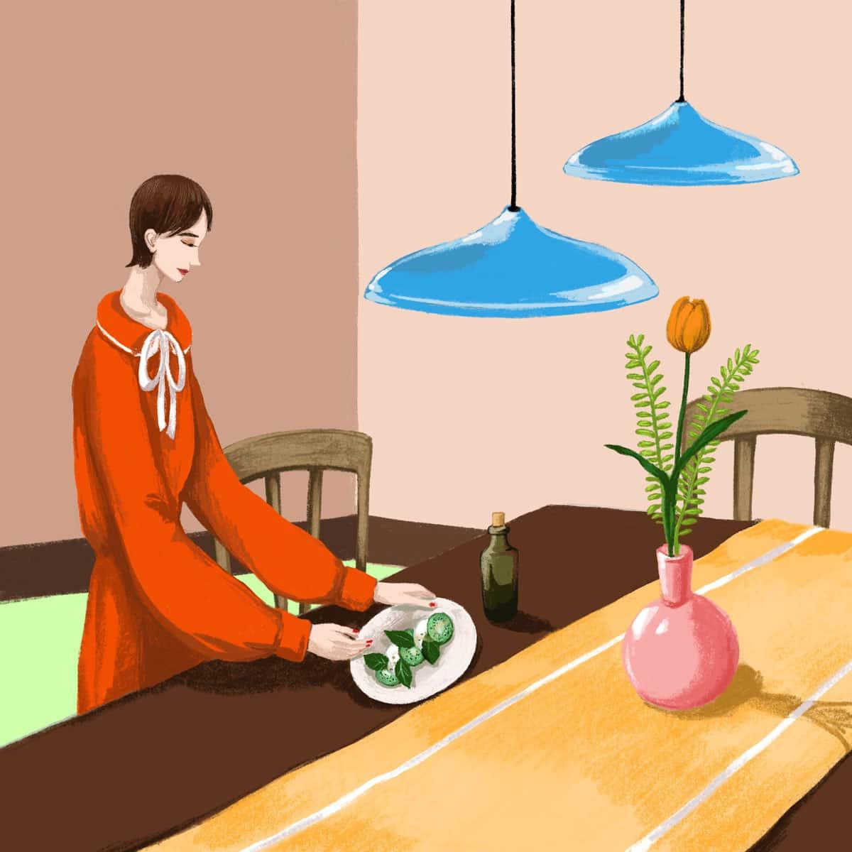 キウイのカプレーゼ 西村隆ノ介/くらちなつき「22時の冷蔵庫」vol.12