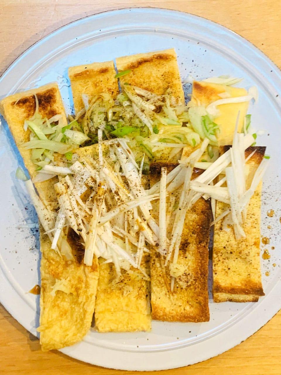 5分めし　油揚げ　おやつ