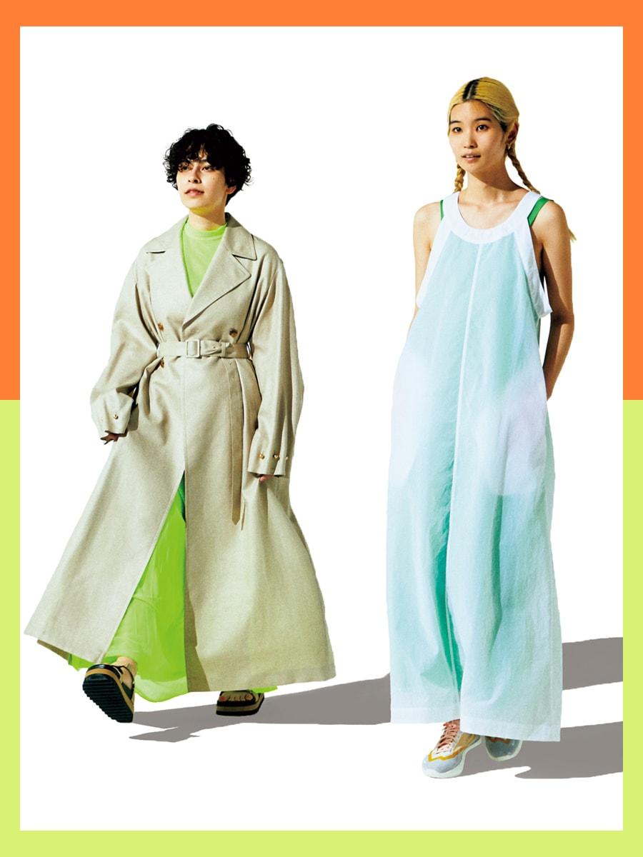 ネオンカラー 流行のアイテムのおしゃれなバランス