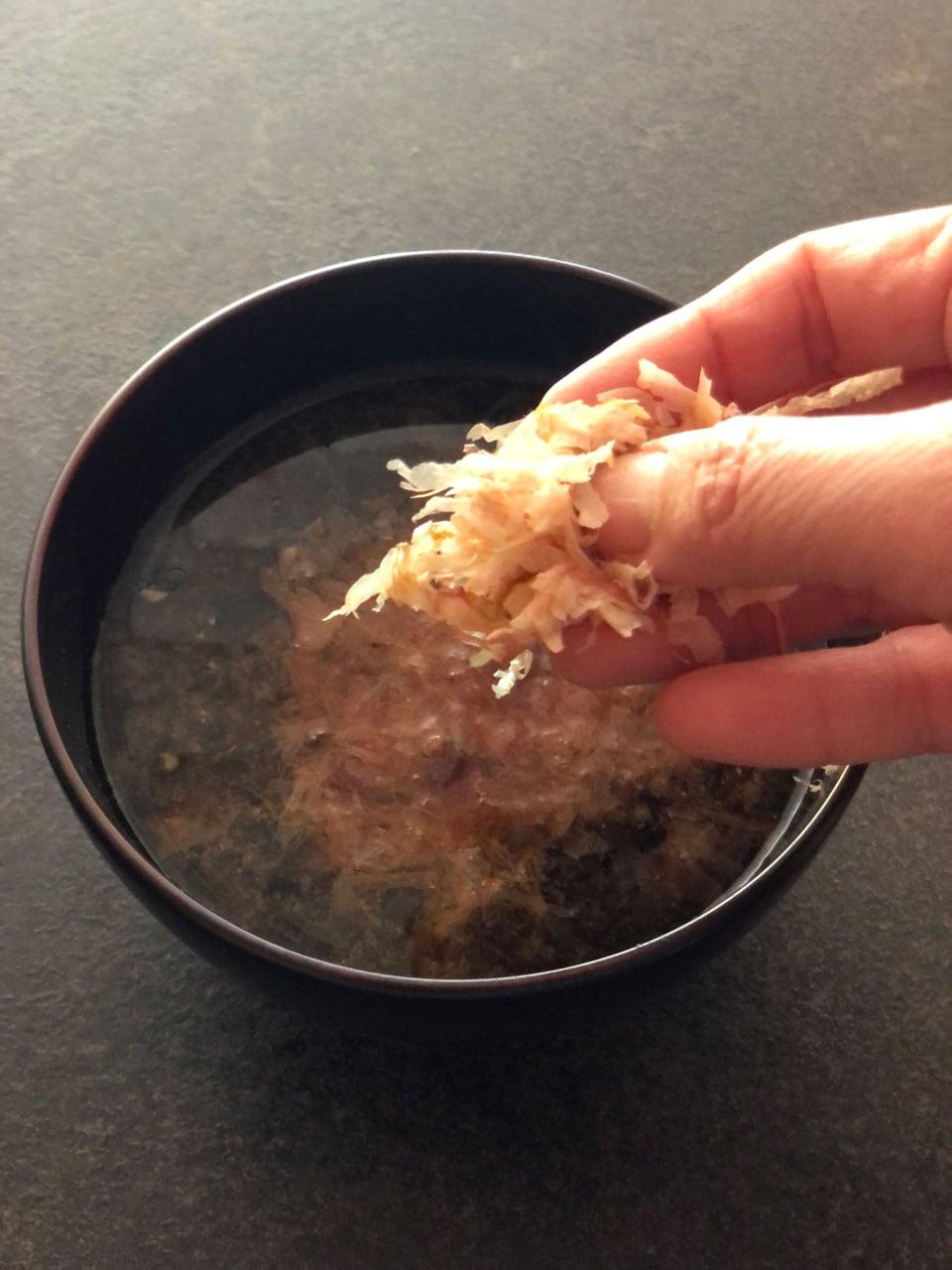 5分メシ　お味噌汁　お出汁