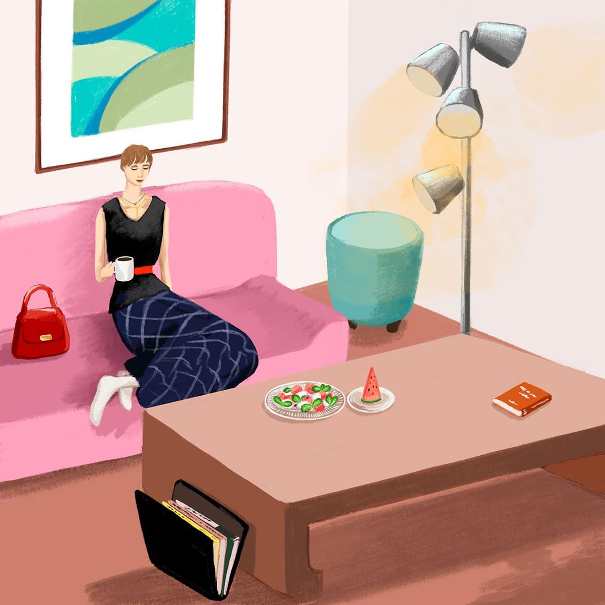 西瓜とミントのカプレーゼ 西村隆ノ介/くらちなつき「22時の冷蔵庫」vol.20