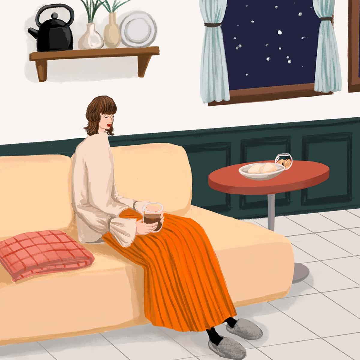 洋梨のスパイスコンポート 西村隆ノ介/くらちなつき「22時の冷蔵庫」vol.22