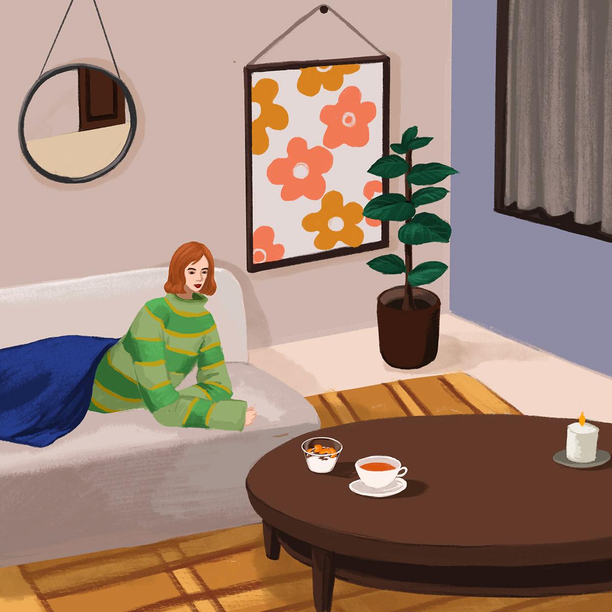 蜜柑のバルサミコヨーグルトサラダ 西村隆ノ介/くらちなつき「22時の冷蔵庫」vol.23