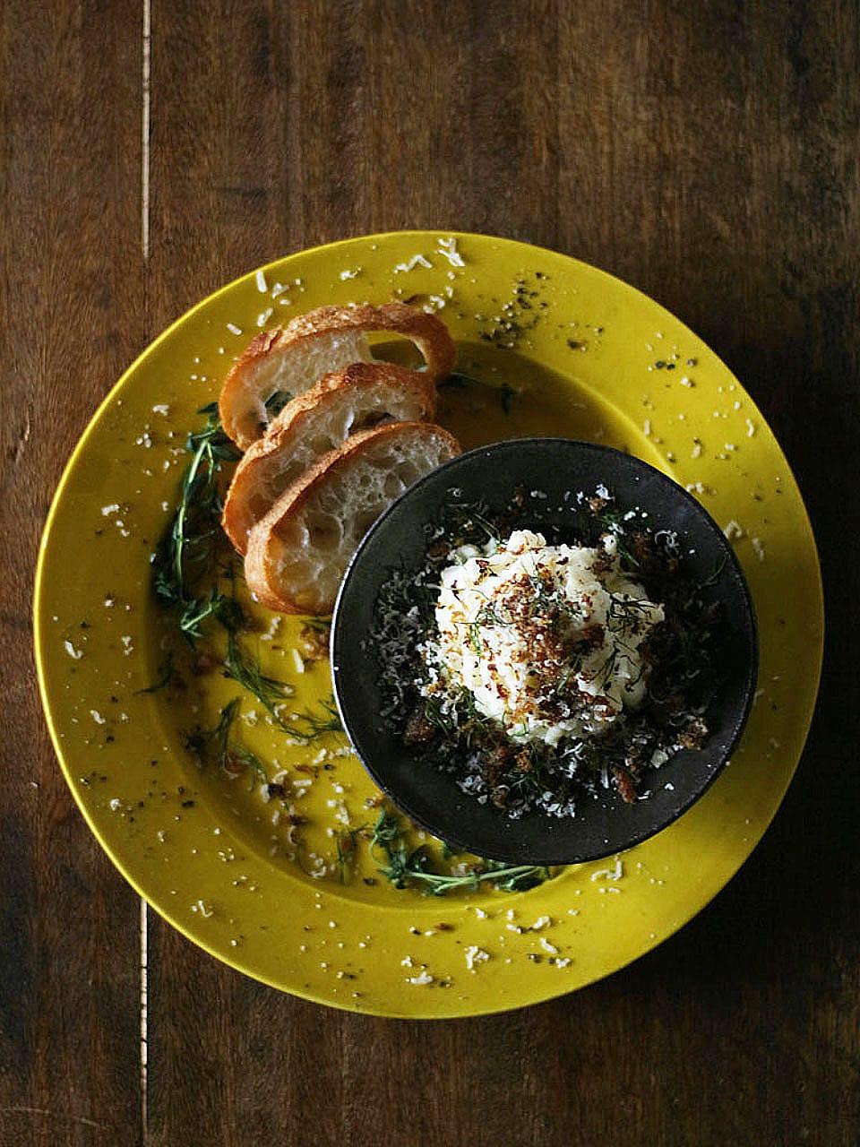 となりの5分メシ vol.54 焼き鯖とチーズのハーブマッシュポテト