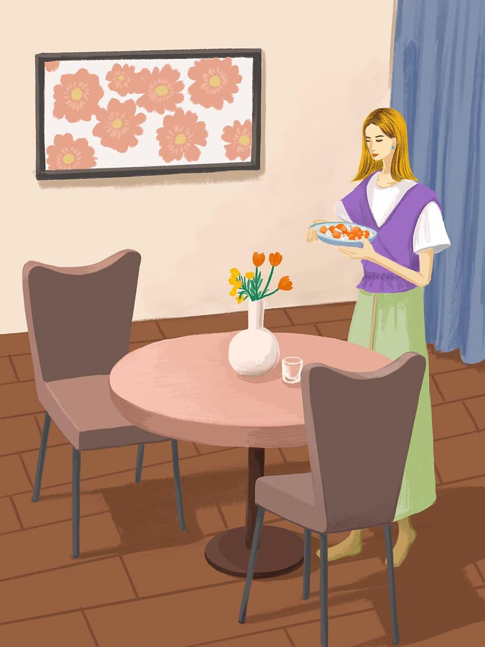 メロンとブルーチーズのデザートサラダ 西村隆ノ介/くらちなつき「22時の冷蔵庫」vol.29