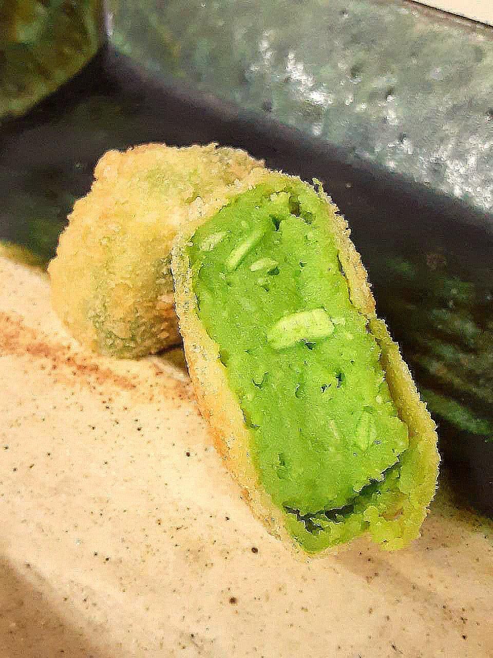 となりの5分メシ vol.78 そら豆の半月コロッケ