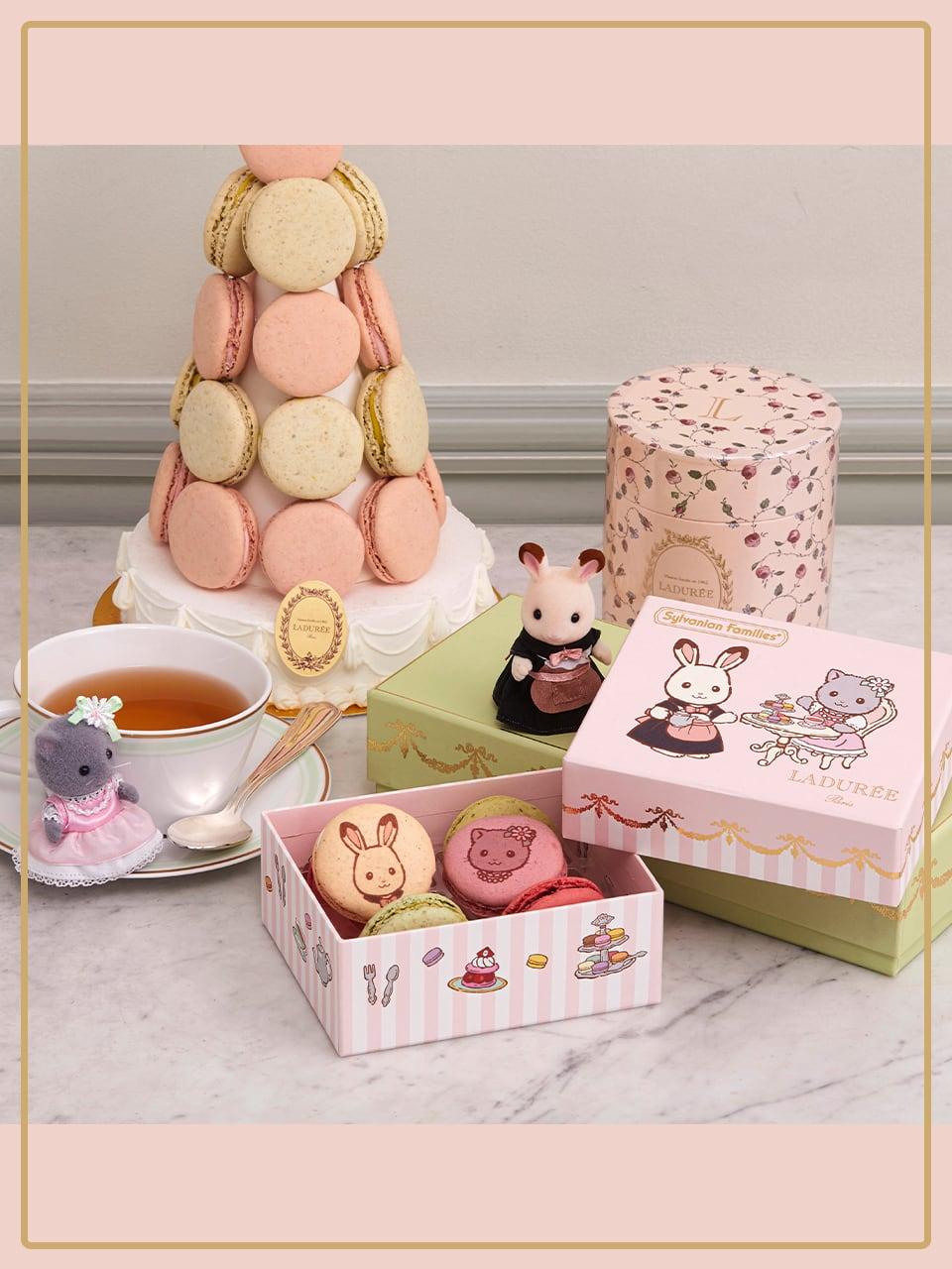 ラデュレ〉がシルバニアファミリーのマカロンボックスやティータイム  