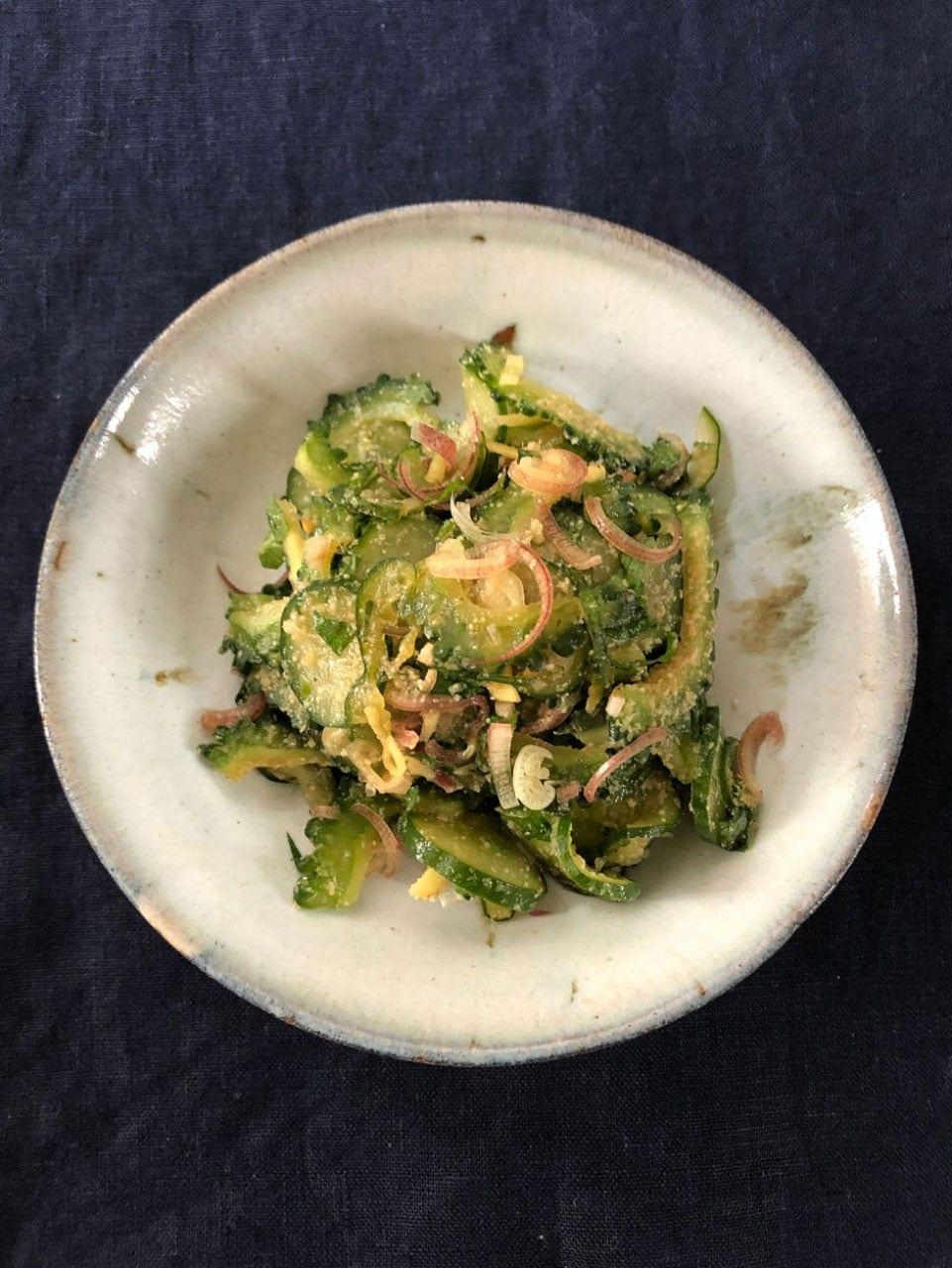 となりの5分メシ vol.32 ゴーヤの涼やか薬味和え