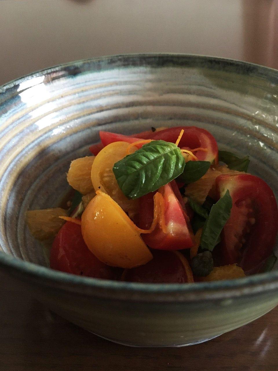 となりの5分メシ vol.9 オレンジとトマトのフルーツ・ベジ・サラダ