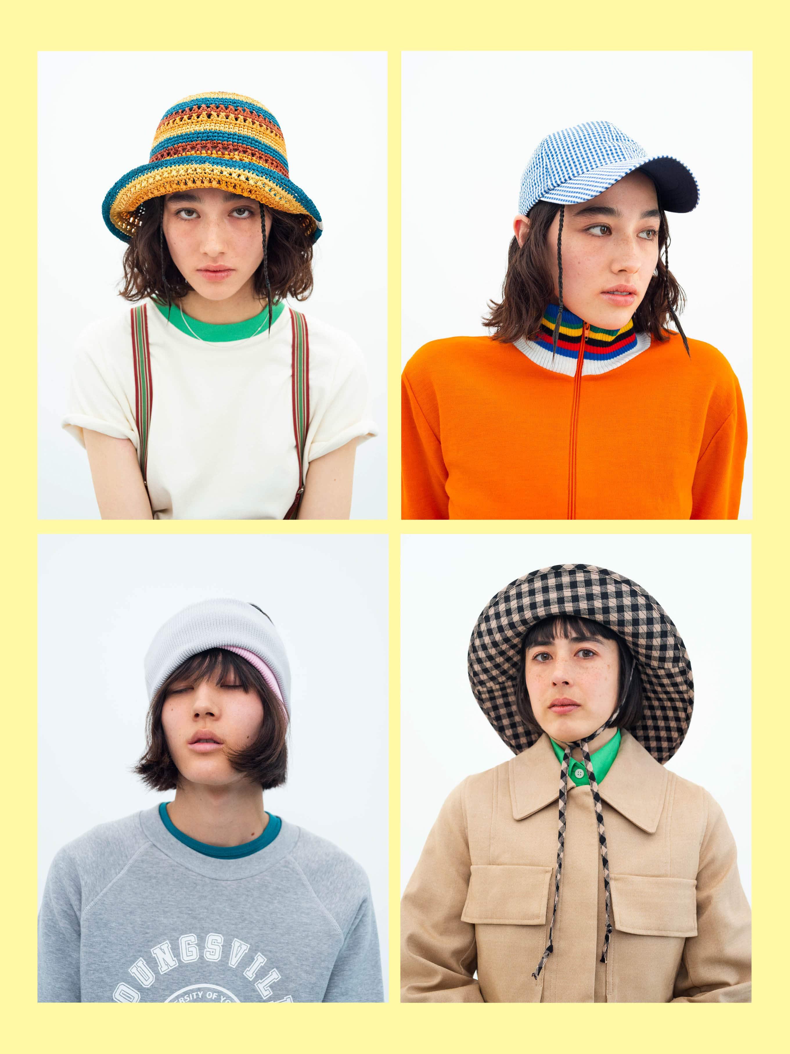 GINZA 荒々しく Vogueの帽子、一点物プレミア