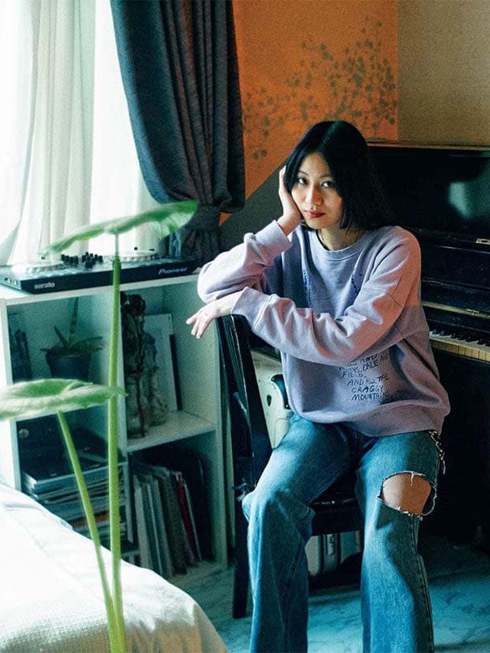 実家に住むひと。モデル 河北桃子さん