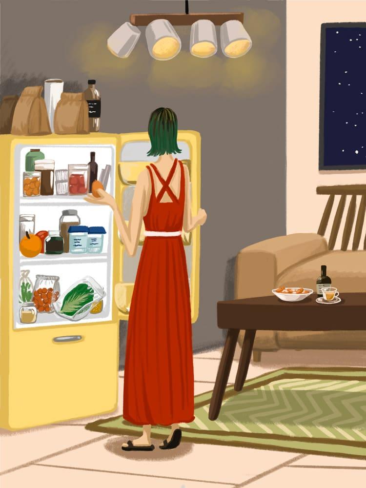 びわとラムマスカルポーネ 西村隆ノ介/くらちなつき「22時の冷蔵庫」vol.41