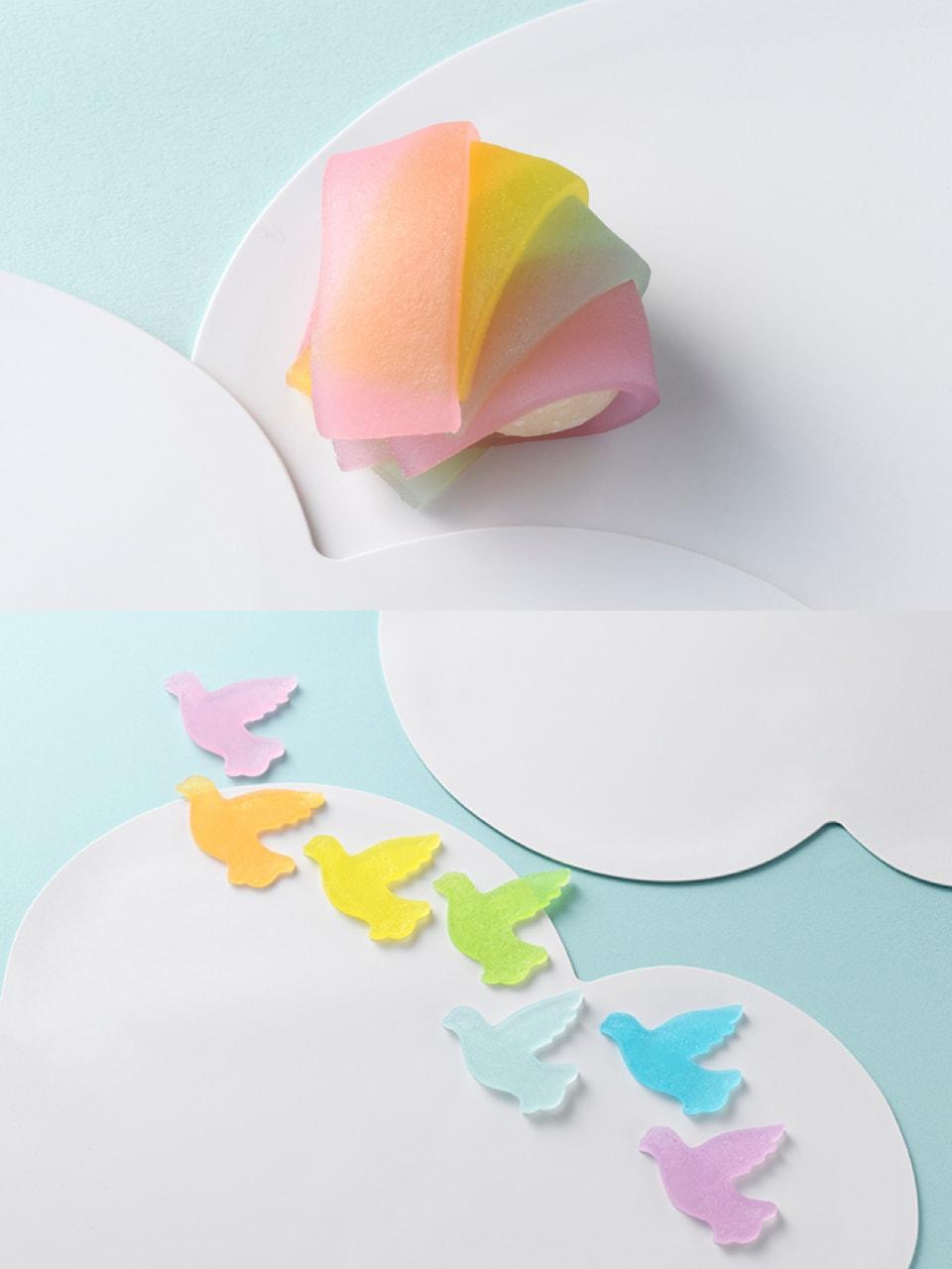 日本橋三越「全国銘菓展」にキュンなレインボー和菓子が大集合!かわいすぎて、食べられない!?