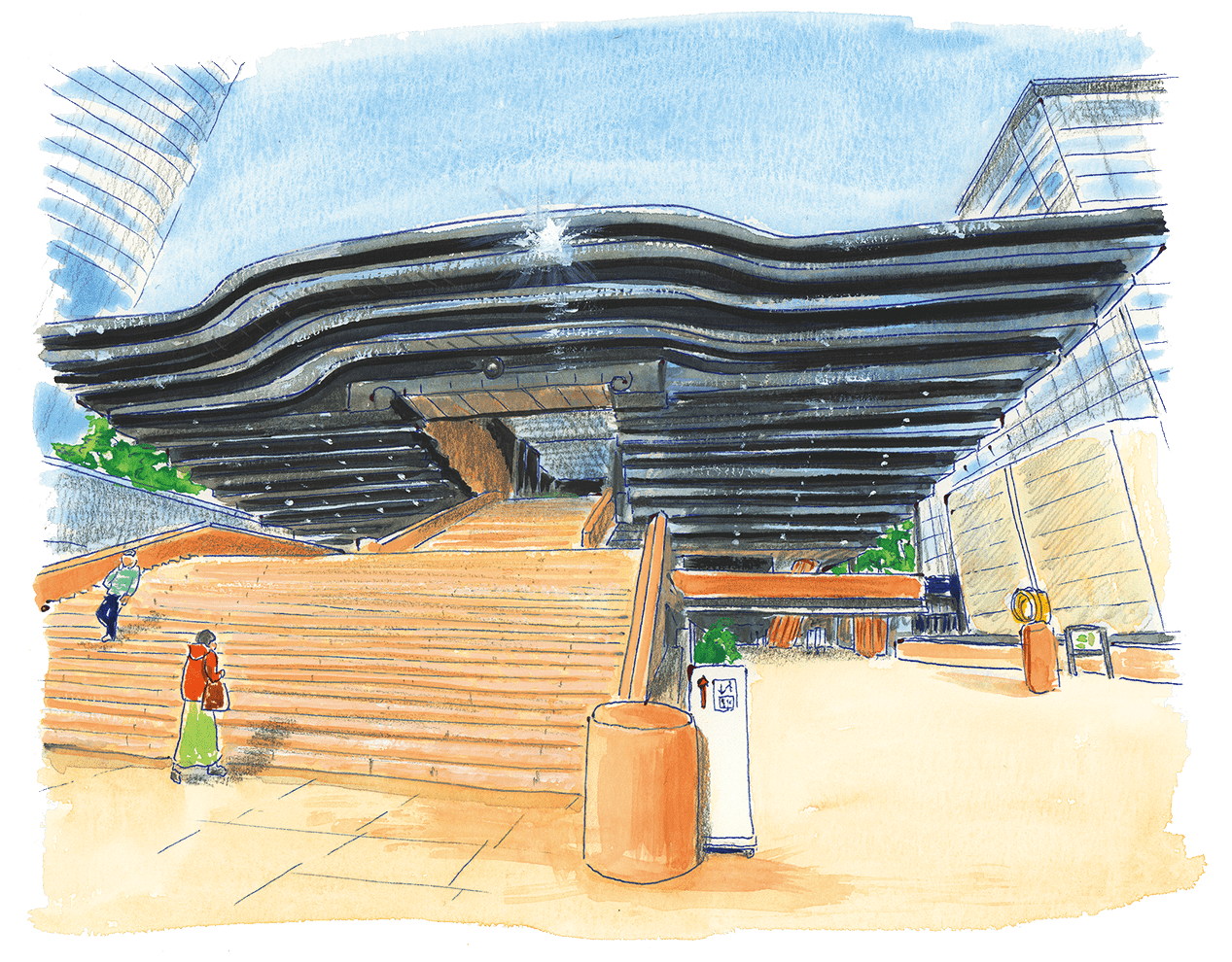 一度見たら忘れられない存在感「霊友会釈迦殿」