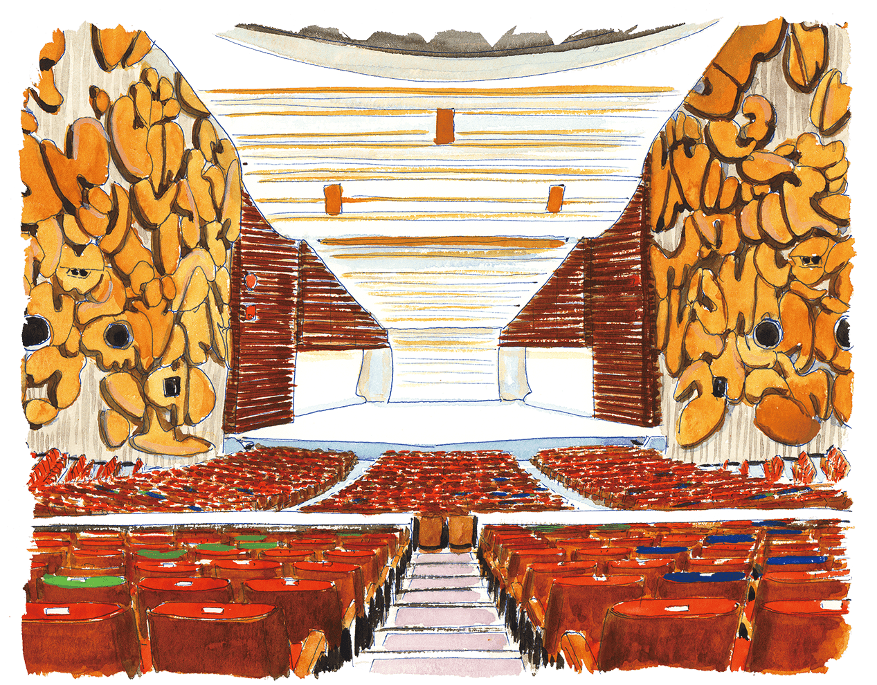 前川國男が設計を手がけた、日本初の本格的音楽ホール「東京文化会館」