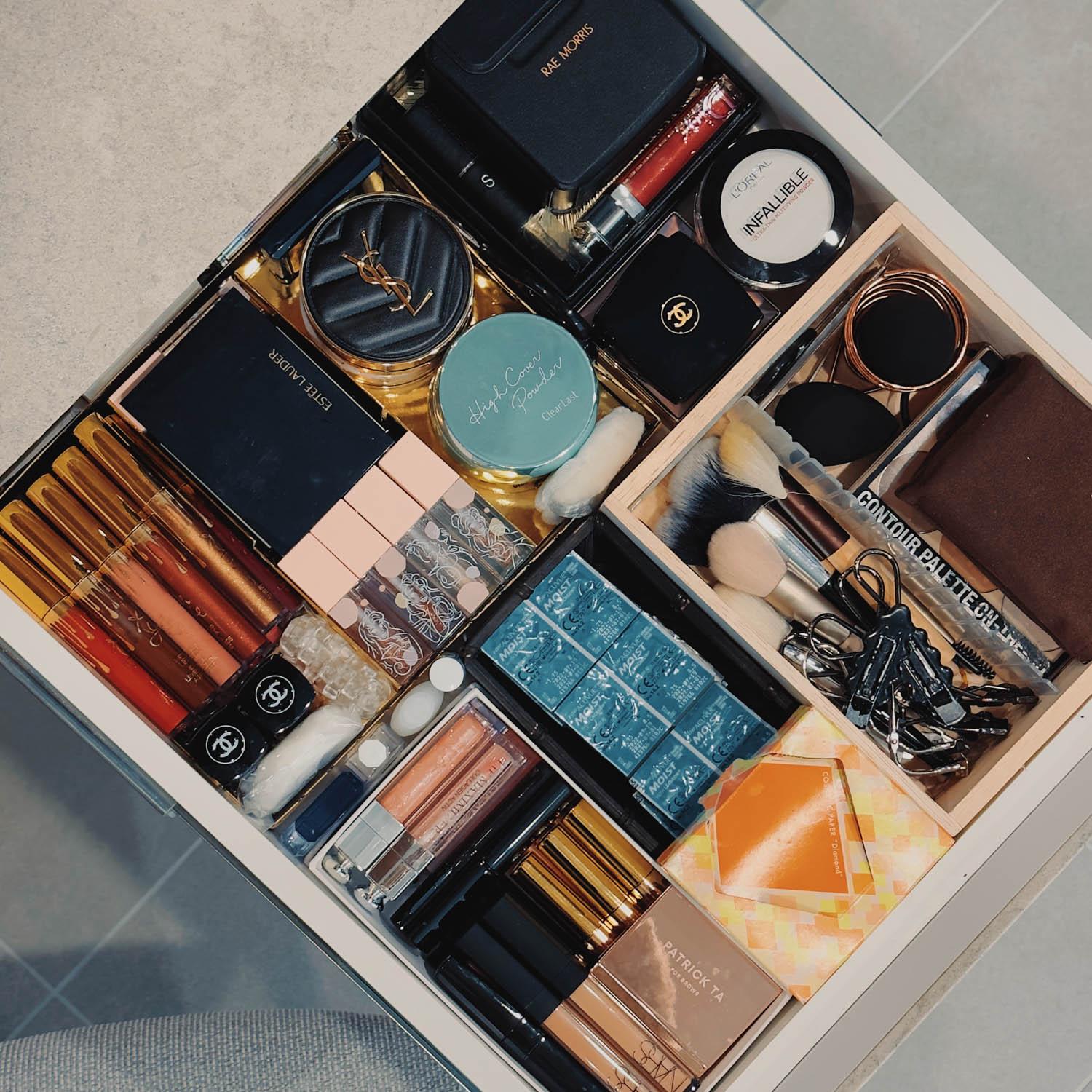 まるでパズル!完璧に埋まった美しい引き出し