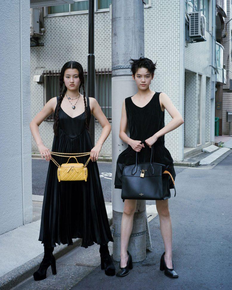 東京のどこかで、新しいバッグと