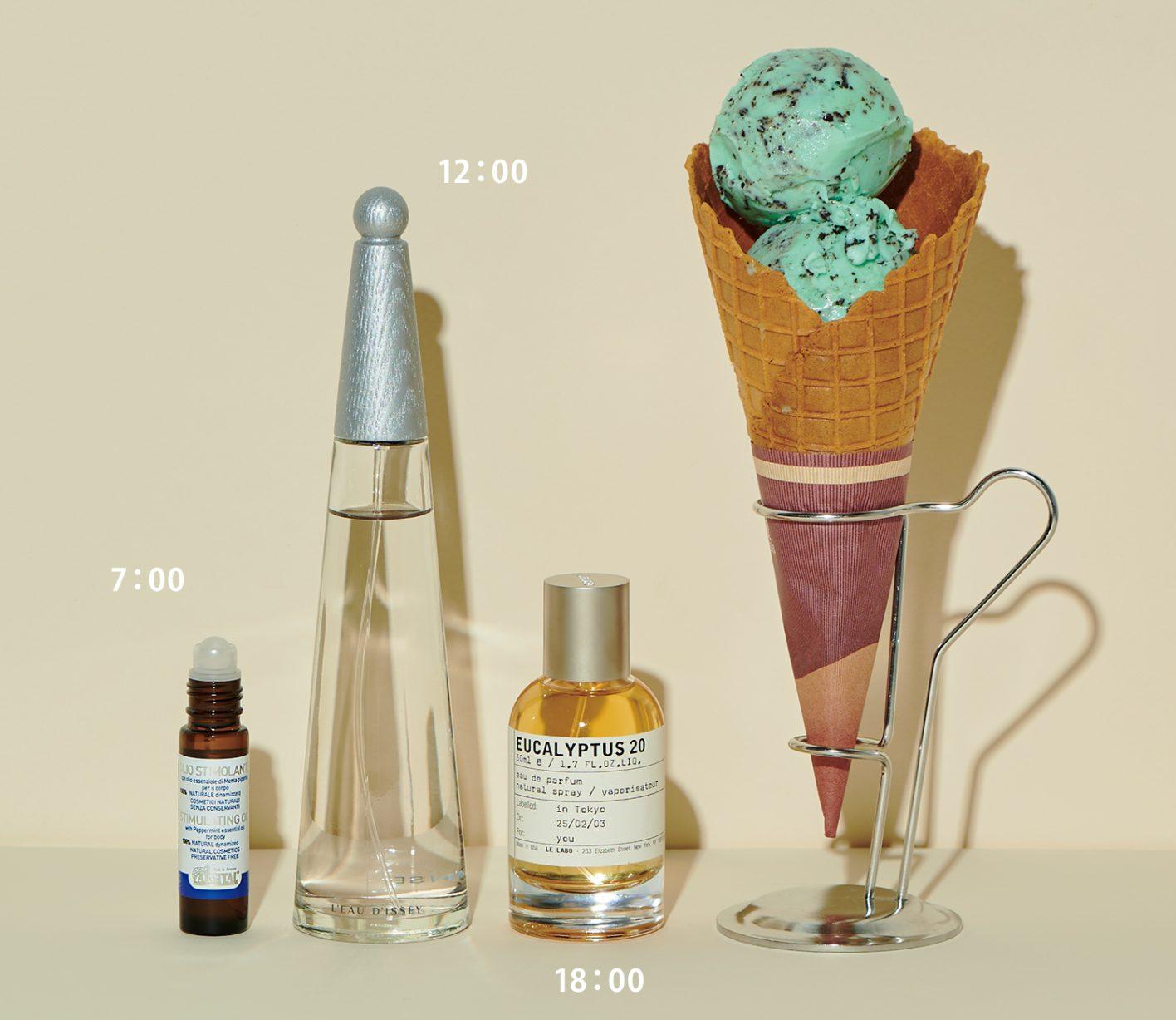 猛暑で溶けそうな日は、“ミントとスパイスの香り“を選んで