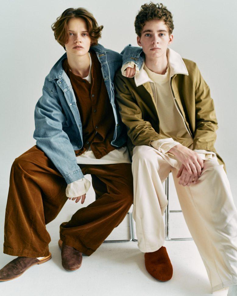 〈ハーベスティ〉の交差するユニセックスな日常着