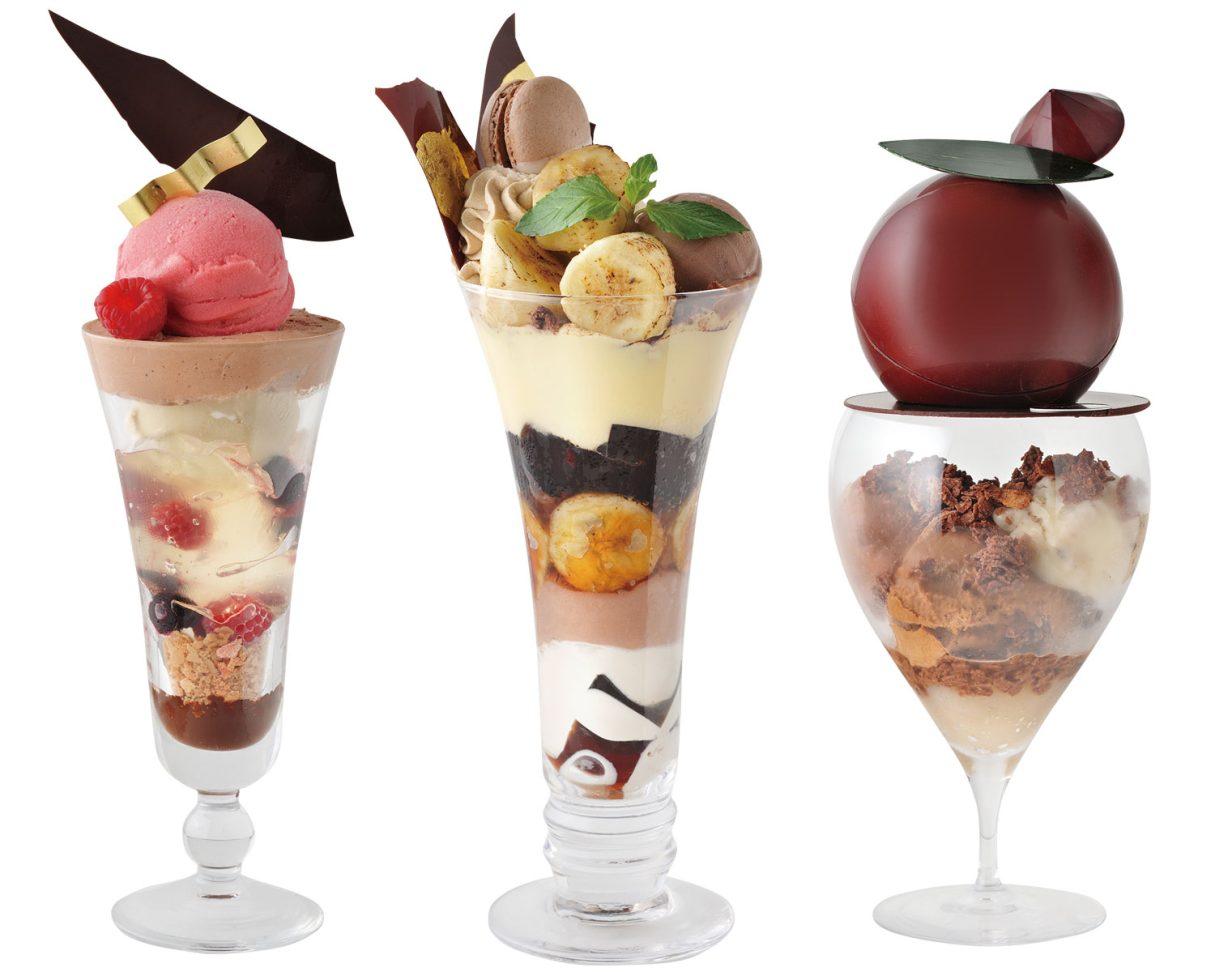 パフェの定番、チョコ♡ 濃厚なカカオを堪能できる3品