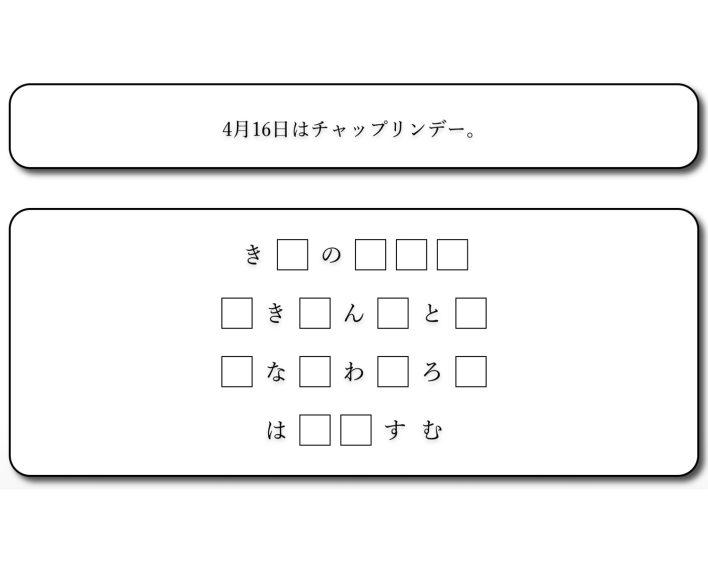 4月16日は「チャップリンデー」
