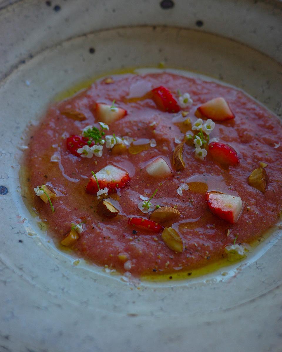 いちごのガスパチョ