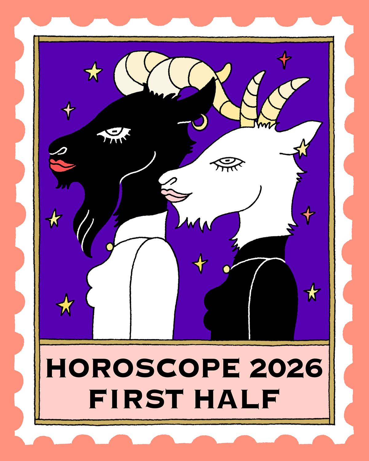 12星座別2026年上半期のお告げ　章月綾乃の「白ヤギさん、黒ヤギさんからの開運レター」