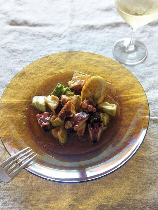 タコとアボカドのマリネ風サラダ
