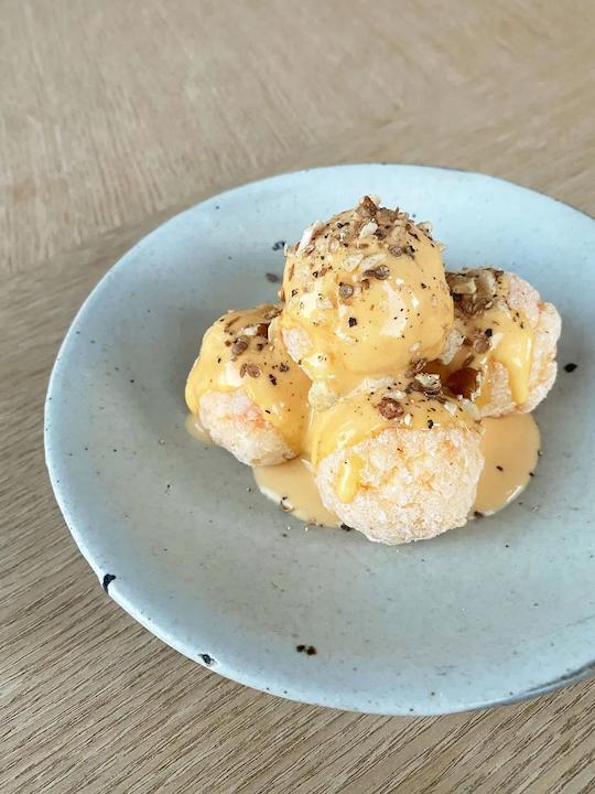 アプリコットマヨネーズの丸海老マヨ
