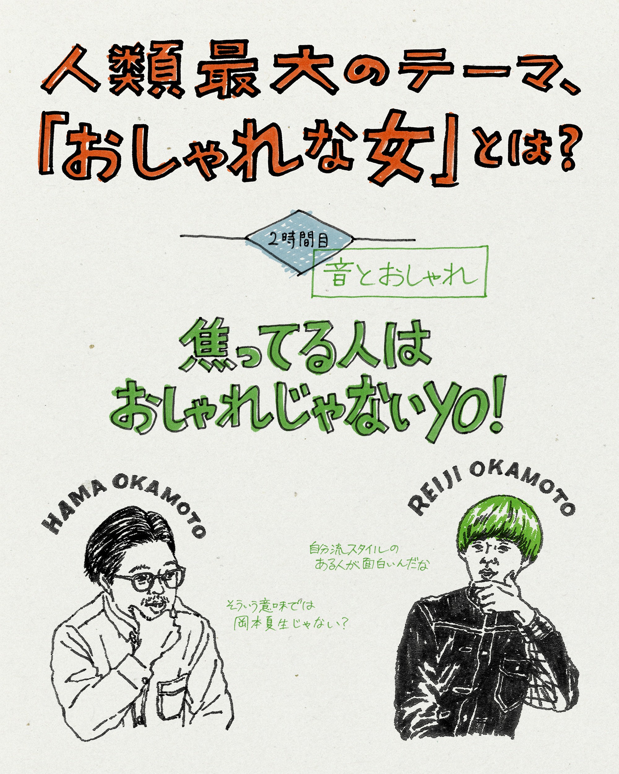 ハマ・オカモト　オカモトレイジ　対談