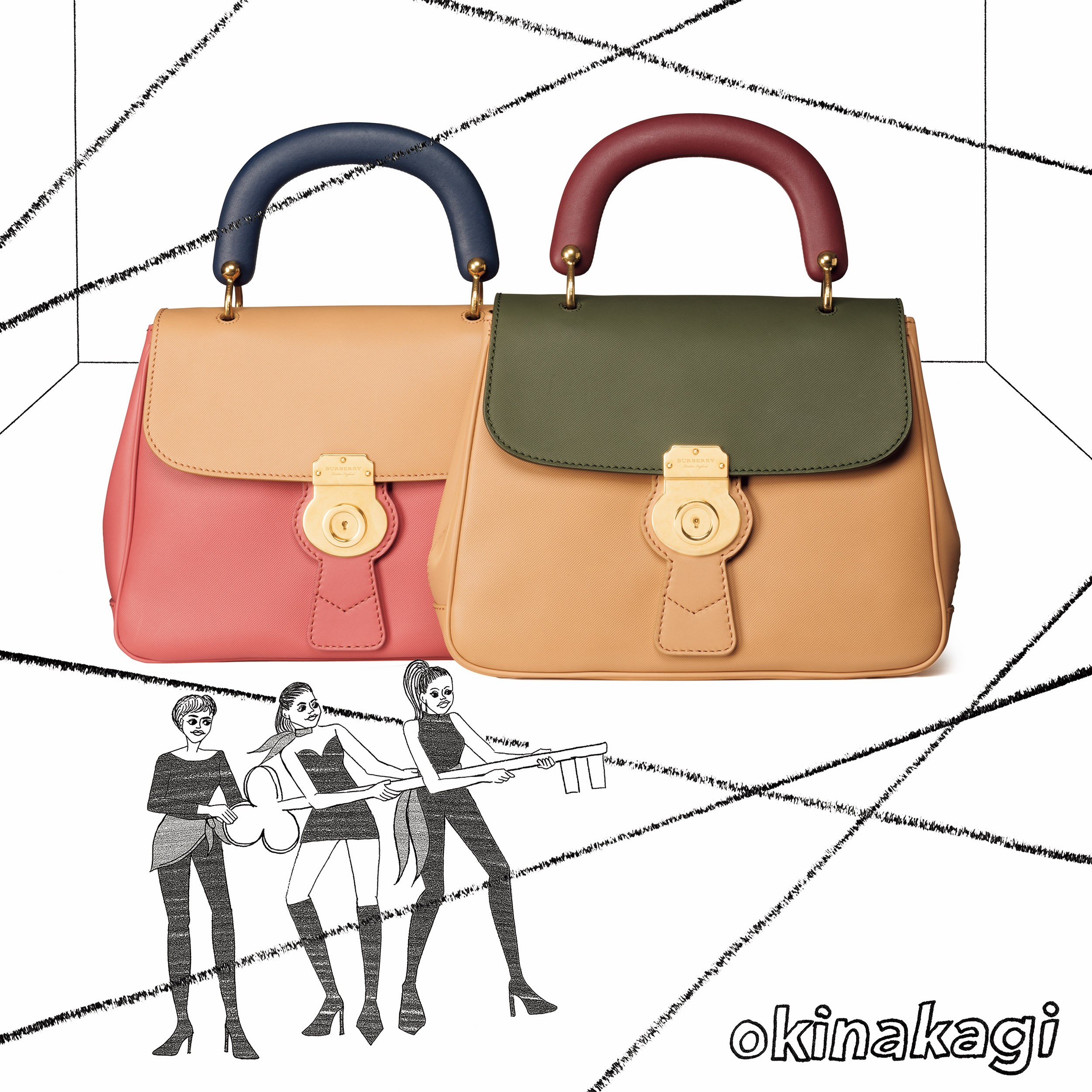 この鍵を開くことのできる人は現れるの?」- 〈BURBERRY〉のDK88バッグ 