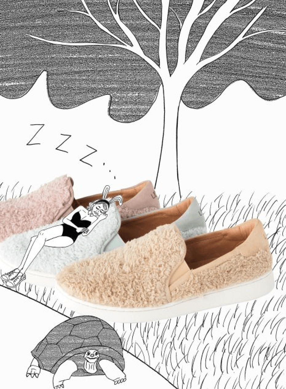 「毛が生えるとかわいい」- 〈UGG®〉のファースニーカー – 今月のG´s STORY