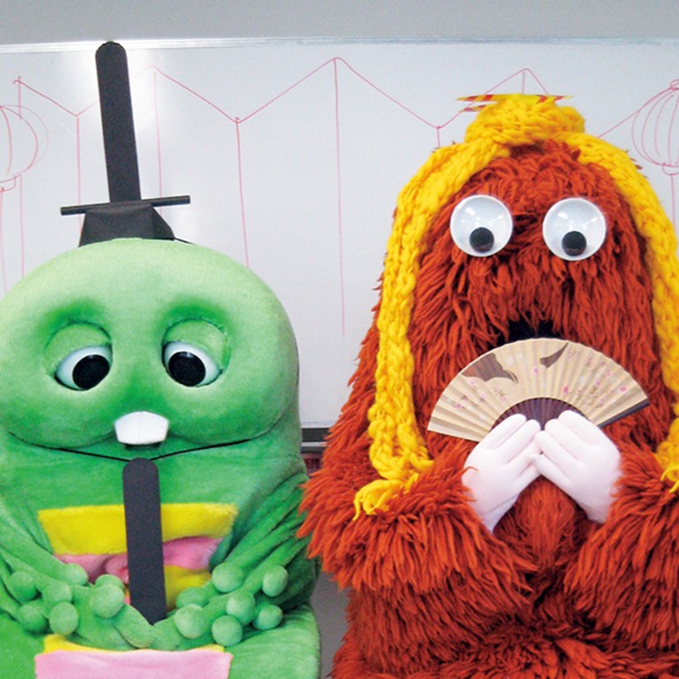 【スター日記】ガチャピン&amp;ムック 恐竜くんと雪男