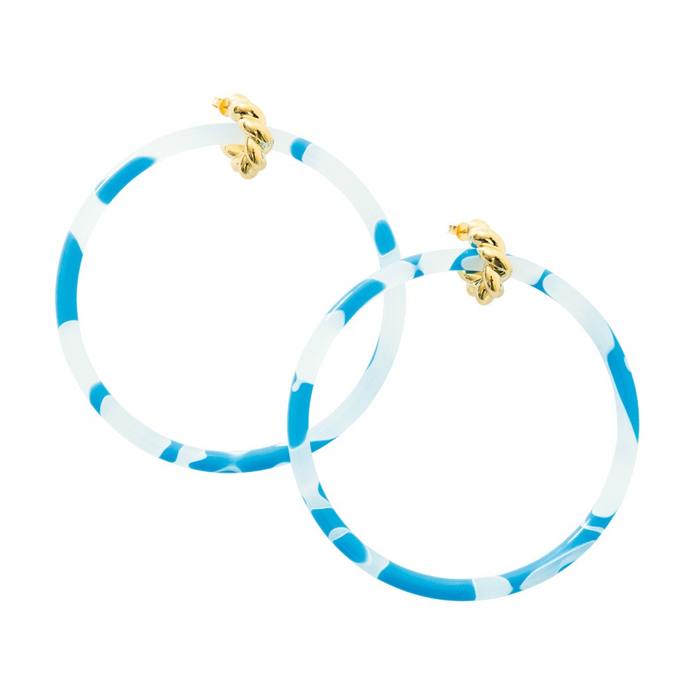 バレンシアガ　フープピアス